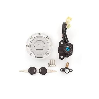 دراجة نارية مفتاح الإشعال الكهربائي غطاء غطاء الوقود غطاء مقعد مفتاح مجموعة YZF R6 2003-2005 YZF-R1 2002-2003 MT03 2006-2012 MT09 2013-2016