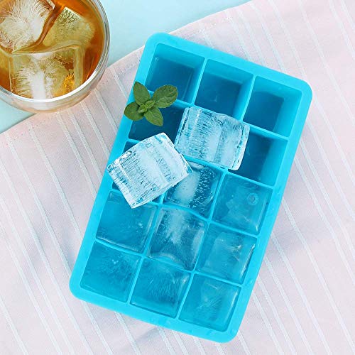 Bandejas de silicona para cubitos de hielo Webake, pack de 3 miniatura 3