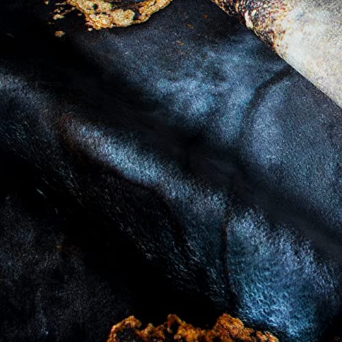 Hallway Runner Rug, Luxury Modern Abstract Marble Texture Carpet For Entryways Hallways Bedroom Laundry Room Kitchen Floor Runner (Blue, 2X6 Ft) #TOP6