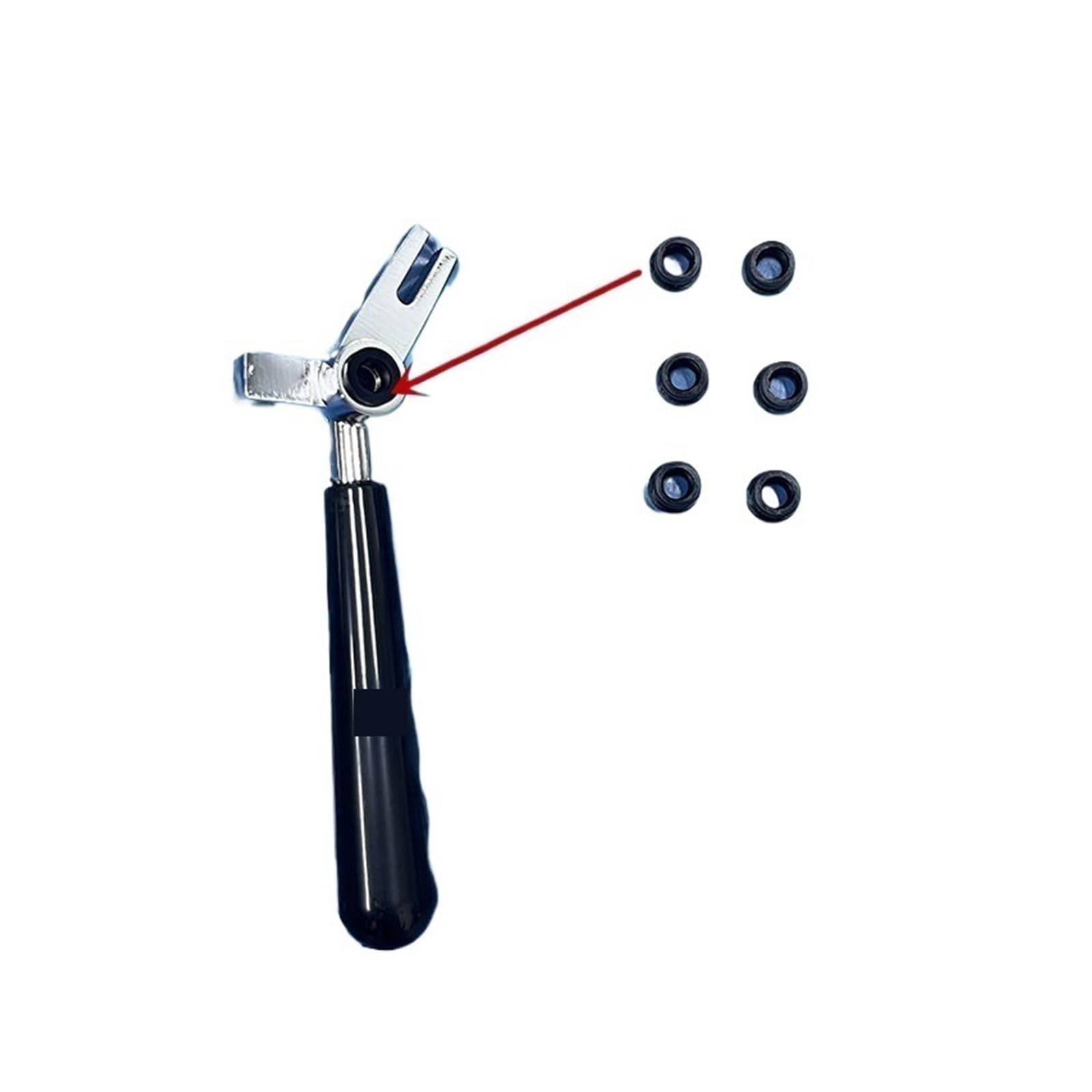 Accessoires de poignée de machine à crème glacée anneau antichoc