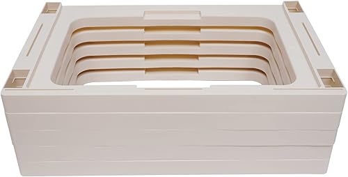 Miniatura 8 de Cómoda de plástico con 6 cajones, armario de almacenamiento con 6 cajones, cajones de armario, organizador alto para ropa, sala de juegos, muebles