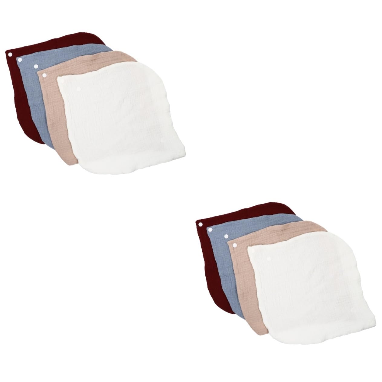 TOYANDONA 24 Pezzi Bavaglino Asciugamano Per Bambini Salviette In Cotone Organico Bavaglini Per Neonati Forniture Per L'Alimentazione Del Bambino Panni Per Ruttino Per Bambini Bavaglini
