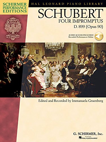 Schubert - Four Impromptus, D. 899 (0p. 90) Book/O