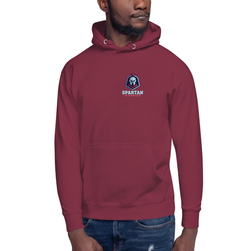 Sweat à capuche unisexe avec illustration noire et jaune en coton confortable - 4