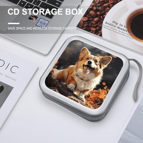 Étui de rangement pour CD DVD 40 pièces pour maison et auto