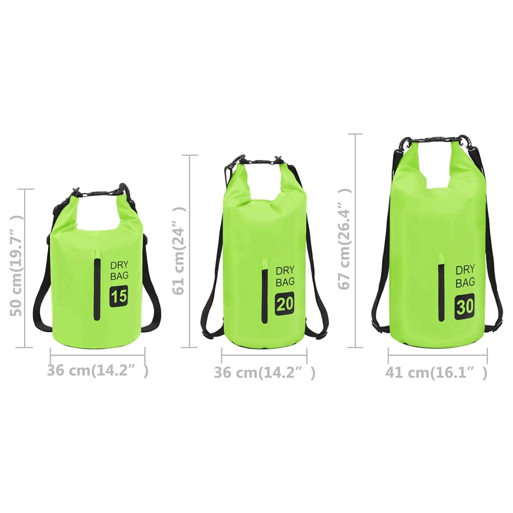 Mangloder Bolsa Seca Impermeable con Cremallera L de PVC para Deportes Acuáticos, Canoa, Kayak, Canoa, SUP, Vela, Buceo, Snorkel, Natación, Pesca con Correas de Hombro Ajustable