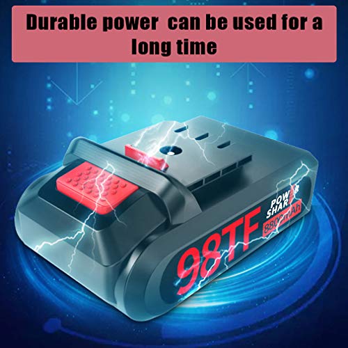 Multifunktionaler Elektroschrauber mit 2 Akkus Eingebauter LED-Akku-Bohrschrauber zum Schrauben, Befestigen und leichten Bohren von Holz und Kunststoffen – Bild 5