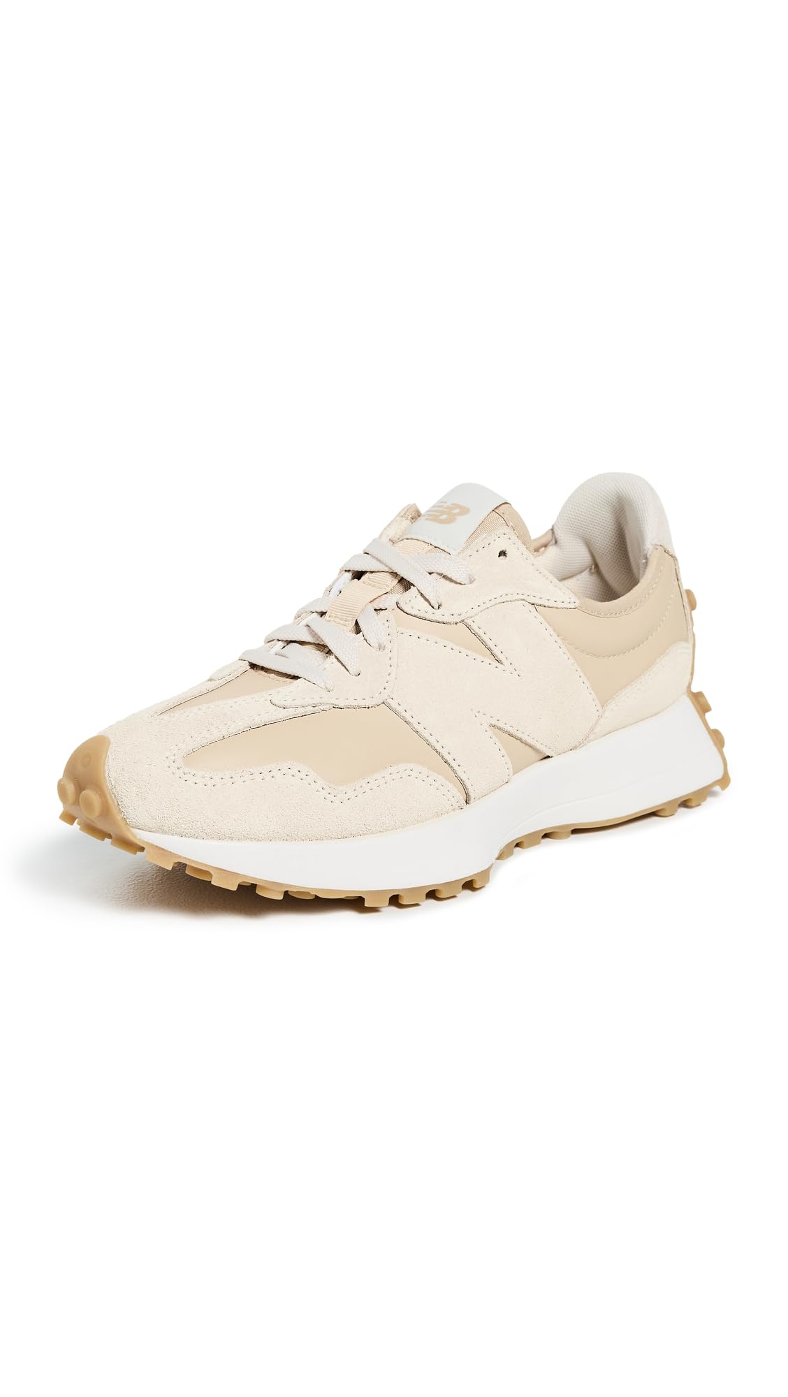 ⭐︎ダフメイ⭐︎New Balance Lifestyle 327 New Balance Tênis feminino 327, Bisque/argila do deserto, 34