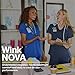 Wink Nova Women's Flex-n-Reach Shoulder Panel V-Neck Scrub Top - Haze, M