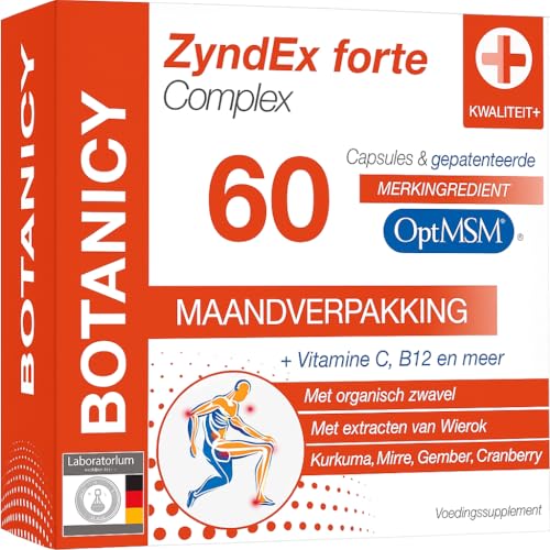 Inflam Ex COMPLEX, combinatiepreparaat met hooggedoseerd OptiMSM, wierook, gember en curcuma (60 capsules)