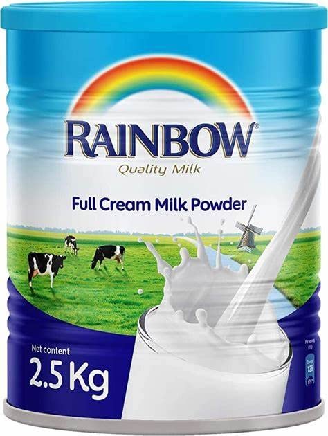 Rainbow Quality Milk Full Cream Milk Powder 2.5kg