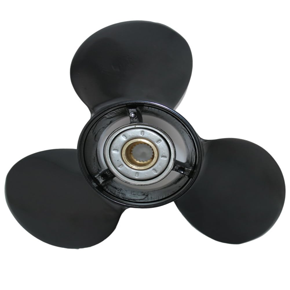 Boatman Hélice de 14.2 x 23 OEM 3817470 compatible con Volvo Penta SX Drive todos los modelos de motores 130-300HP, 19 dientes estriados, 3 cuchillas, derecha