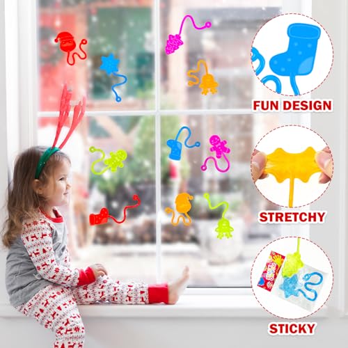 Christmas Stocking Goodie Bag Stuffers for Kids 36 PCS,Holiday Sticky Hands Party Favors Supplies Toys Gifts for Toddlers,Small Non Candy Treat Bag Fillers,Class Games Activities Prizes for Boys Girls - image 5