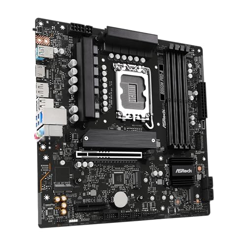 Image of ASRock B860M Pro A DDR5 8666 MHz 256GB M.2 LGA1851 B860 Micro ATX Motherboard Intel Core Ultra BIOS Flashback SATA3 6.0 Gb /s PCIe 5.0