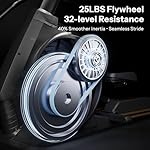 Niceday Elliptical Exercise Machines, Elliptical Machines for Home Use, Elliptical Training Machines with 20IN Stride and 32-Level Resistance, Magnetic Elliptical Machine with 20-Level Power Incline - Image 5