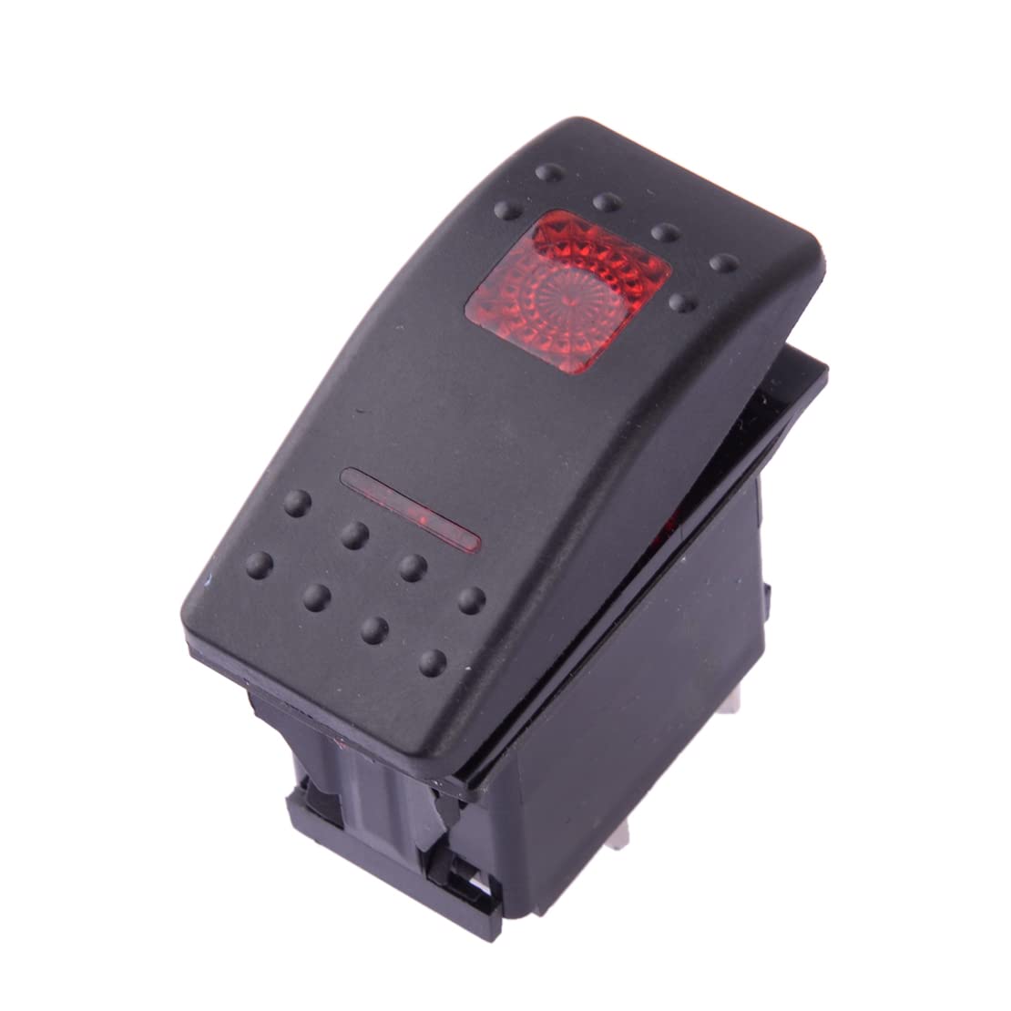 beler Interrupteur à Bascule pour générateur de lumière LED Rouge 308-1038 pour Bateaux, Voitures et camions