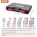 VEVOR Helicoil Thread Repair Kit-338-Piece SAE HSS Drill Inserts Taps & Tools M5,M6,M8,M10,M12,1/4