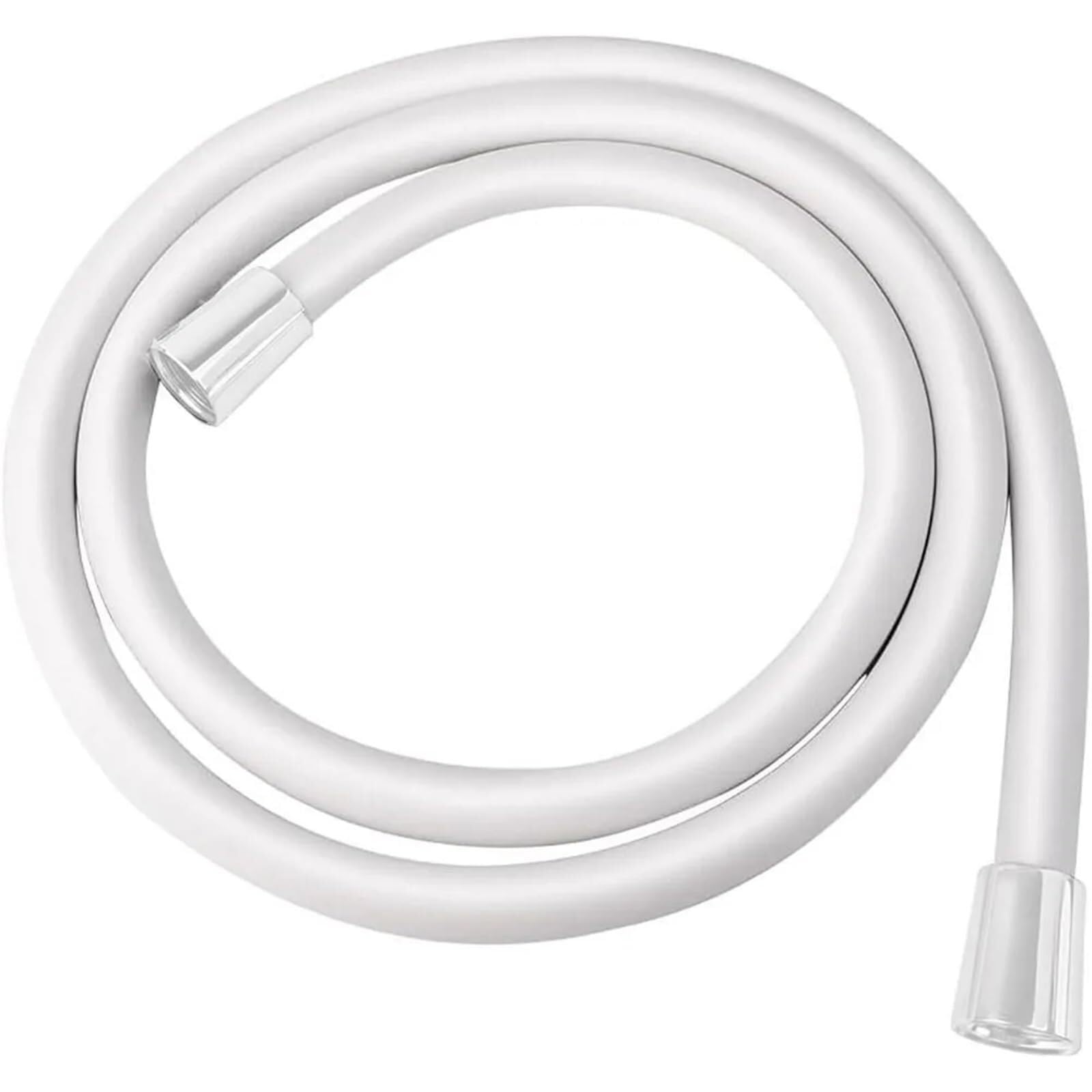 Shower Hose Professional Replacement Handheld Shower Head Hose PVC Explosion-Proof Spray Water Pipe Anti Winding Flexible Faucet Toilet(PVC White-3m)