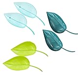 6 Pcs 3 Color Leaf Plant Watering Devices,Pot Watering Funnel for Indoor and Outdoor Plants, Indoor Plant Watering, House Plant Waterer