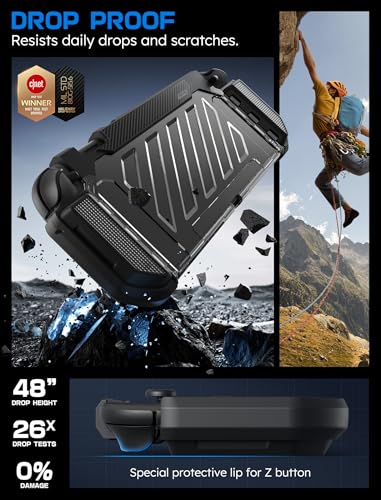 Image of SUPCASE Unicorn Beetle Pro Case for Nintendo Switch 2 2025, [Military-Grade Protection] [Joy Con Remove Friendly] Dockable Integrated Cover Accessories Compatible with Switch 2, Black