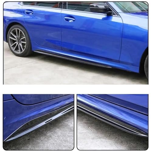 Faldones laterales MSport con labio de extensión inferior para 3 Series G20 G21 2023 2024 6