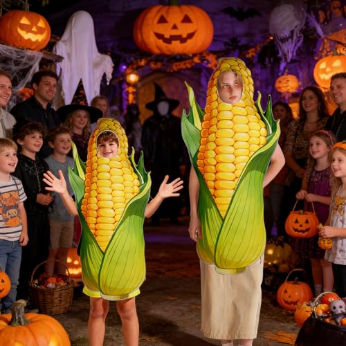 Costume de maïs confortable pour bouger librement sans étouffer pendant Halloween - 6
