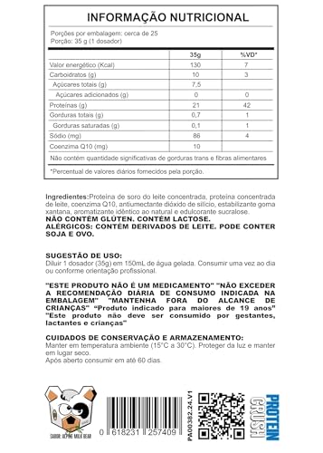 Whey Protein Crush 900g - Sabor Alpine Milk Bear (Leite)- Under Labz