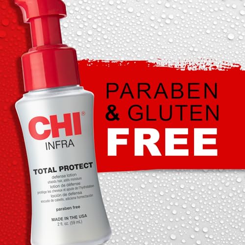 CHI Total Protect Defense Lotion, Lightweight Lotion For Locking In Moisture & Protecting Hair From Heat, Sulfate, Paraben, & Cruelty-Free, 2 Oz - image 6