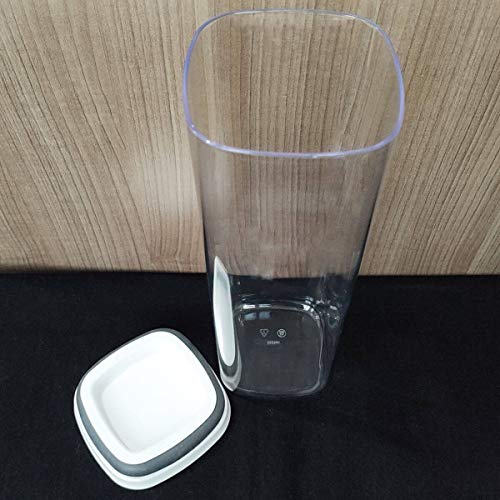 Conjunto Potes Herméticos Para Alimentos Block 450 ml 1000 ml 1500 ml 2000 ml Branco