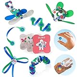 Clixo Grip & Stick - Magnetic Toy for Kids, Versatile, Flexible & Creative Building Toy with Suction Cup & Special Holographic Prism Pieces. Great Gift. Travel Friendly. Age 4-99. 24 Pieces Pack.