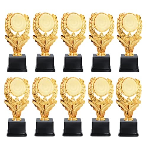10 PC Trophy 01 for Events, Functions, Award (19 cm)