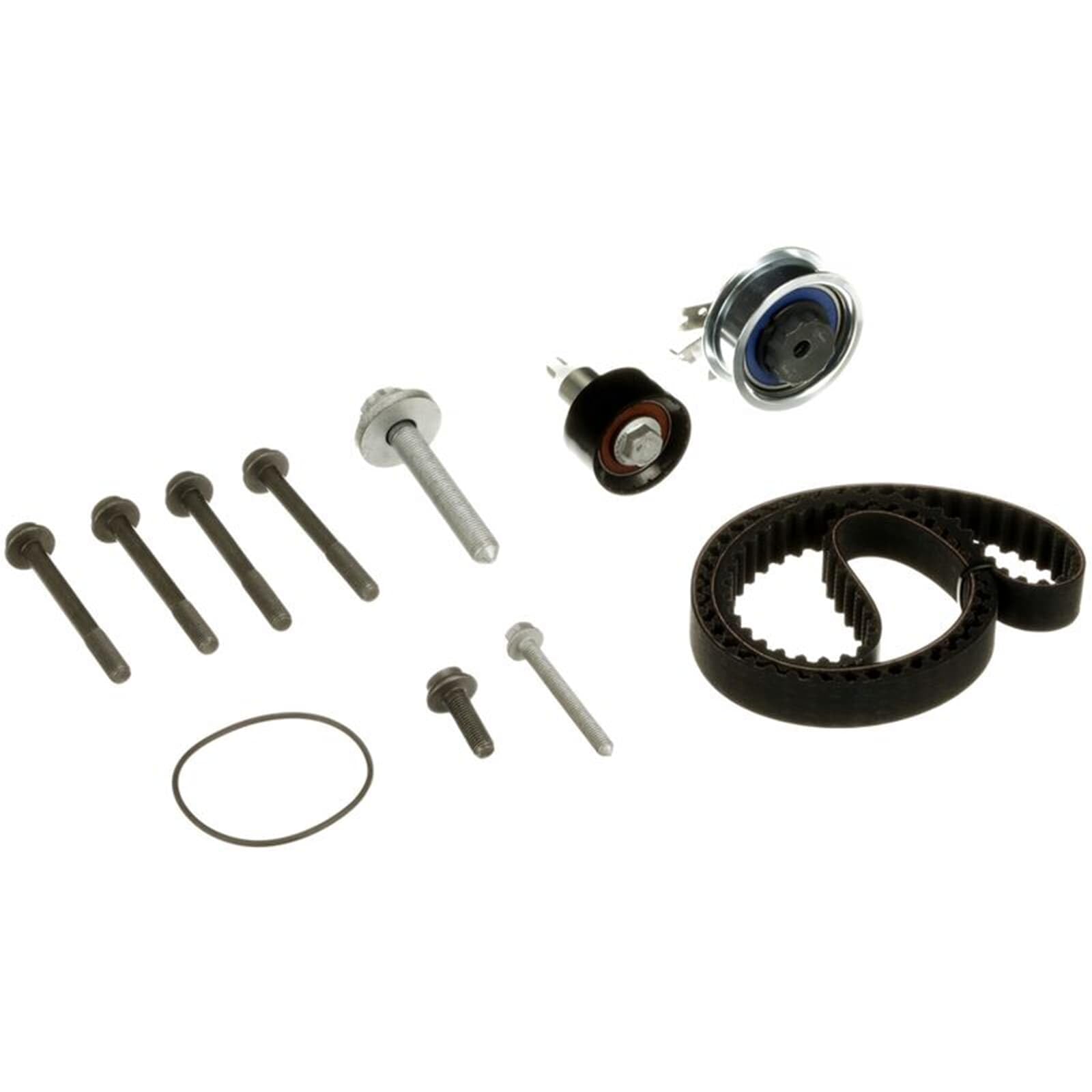 GATES Kit cinghia di distribuzione K075680XS N° denti: 163 20mm 1141mm Compatibilità con VW Polo Hatchback 6R1, 6C1 Golf 7 Hatchback 5G1, BQ1, BE1, BE2 TIGUAN 5N, AUDI A3 Sportback 8VA, 8VF, SEAT