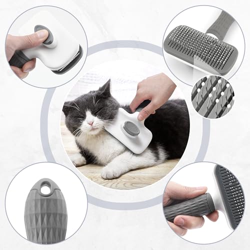 Hundebürste Hundebürste Langhaar Hundestriegel Katzenbürste Langhaar Hundekamm Unterwolle für Katzen Hunde Pudel Labrador