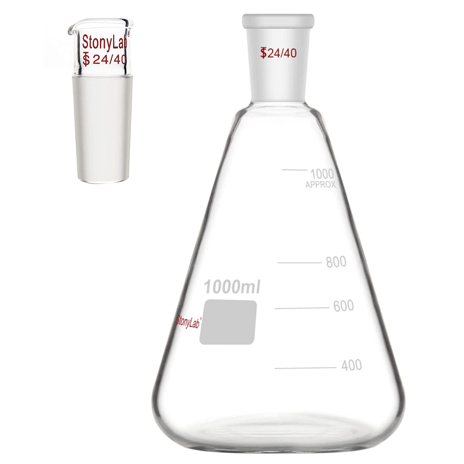 5000-50 | PYREX® 50 ML Narrow Mouth Erlenmeyer Flask With 19/38 Standard Taper Joint | Corning