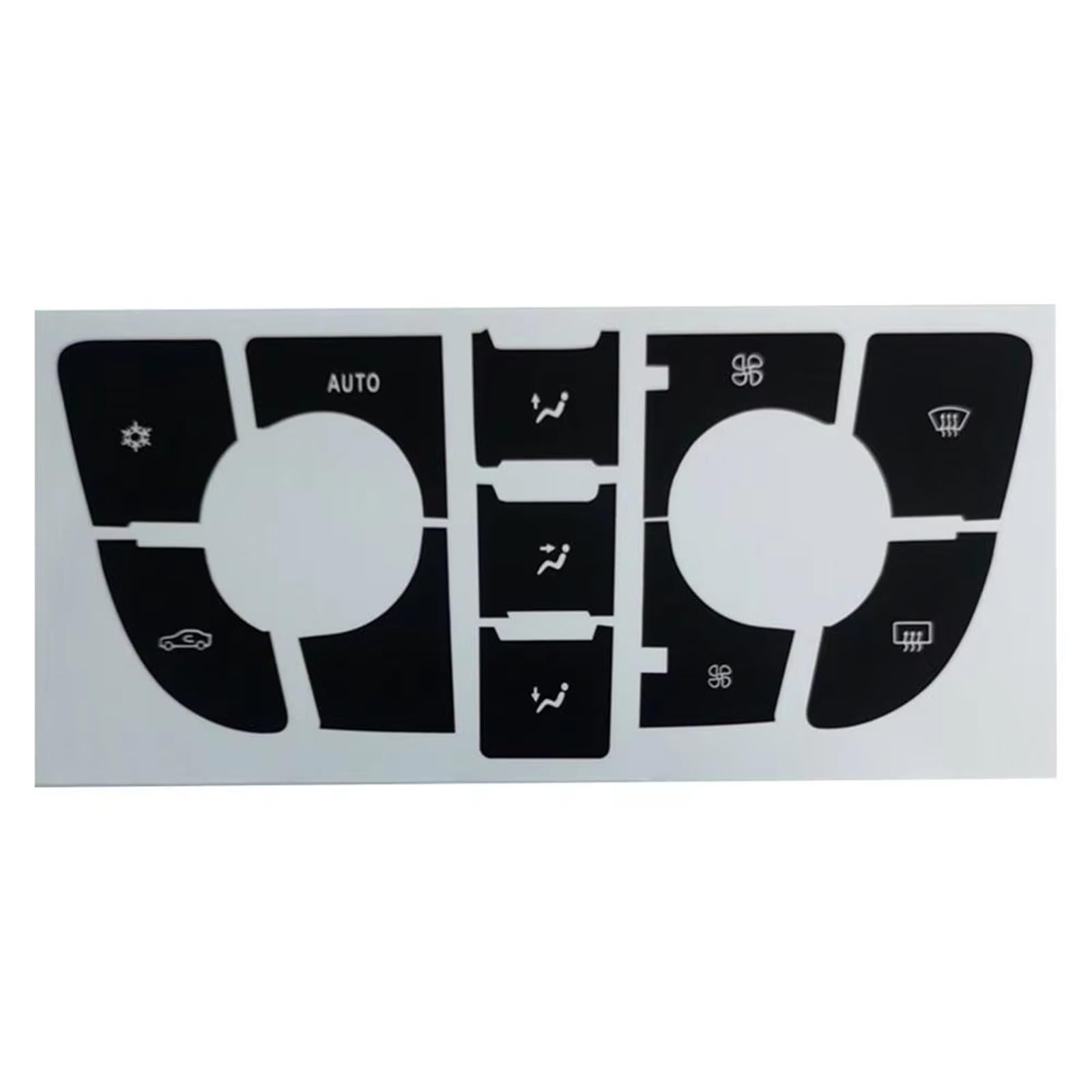 Repair Compatible with Vauxhall for Astra Dashboard Fixing Climate Control Button Sticker Automotive Interior Accessories