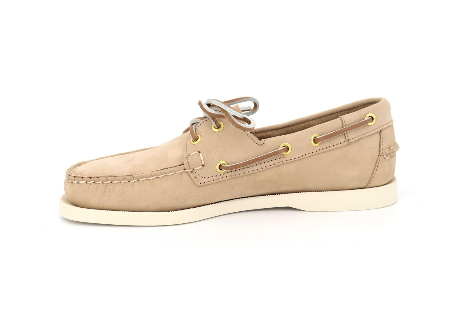 Docksides Portland Mocassino da Barca Uomo Beige Camel Nubuck