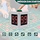 GANXIN Poker Shot Clock, Sekunden-Countdown-Timer für Poker/Casino/Schachturniere, 20/30 Sekunden und benutzerdefinierte Zeit, 4-seitiger Würfel-Timer (Klein, Weiß)