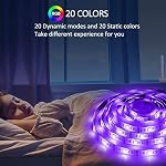 LED Strip Lights Battery Operated RGB LED Lights Strip Battery Powered Led Battery Lights 3 Keys Controller Battery Led Strip Lights 13.2FT/4M Color Changing Flexible LED Lights 2Pcs | 2Pcs13.2FT/4M, 3 Keys Controller, Color Changing Flexible Lights,