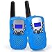 WANFEI 2 x Talkie Walkie Enfants, Radio à 2 Voies avec 8 Canaux Écran LCD Lampe de Poche VOX 10 Tonalités d'Appel Verrouillage des Canaux Cadeau Talky Walky Jouet pour Enfant (Batterie Non Incluse)