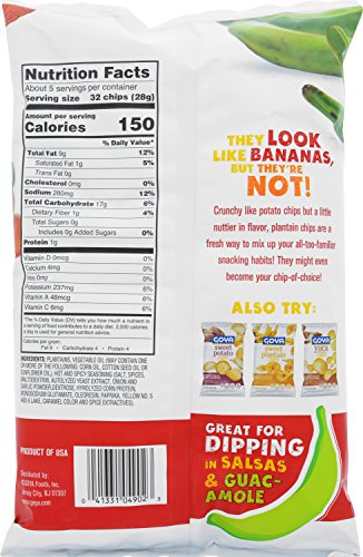 Goya Plantain Chips Hot & Spicy, 5 Oz image 5