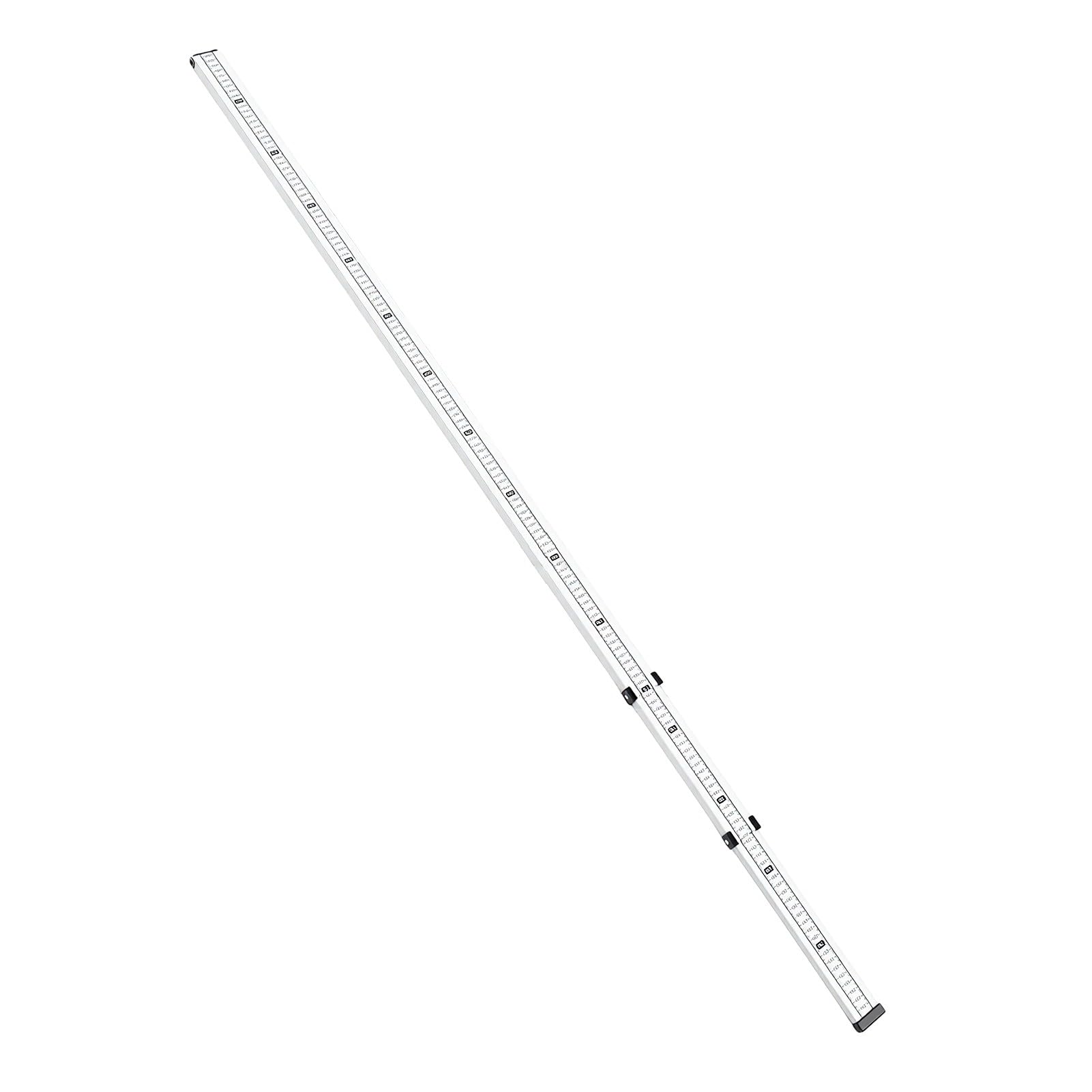 ASHATA Regla Telescópica de Doble Escala 1180-3000mm, Diseño Robusto | Botón de bloqueo de alta resistencia, capa anticorrosiva, herramienta multipropósito, medición confiable