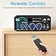 Romicta HiFi Stereo Verstärker, 450Wx2, 2-Kanal Mini Bluetooth Verstärker mit w/UKW-Radio, USB/SD, optischen & koaxialen Eingängen – kompatibel mit Passivlautsprechern & Aktiver Subwoofer