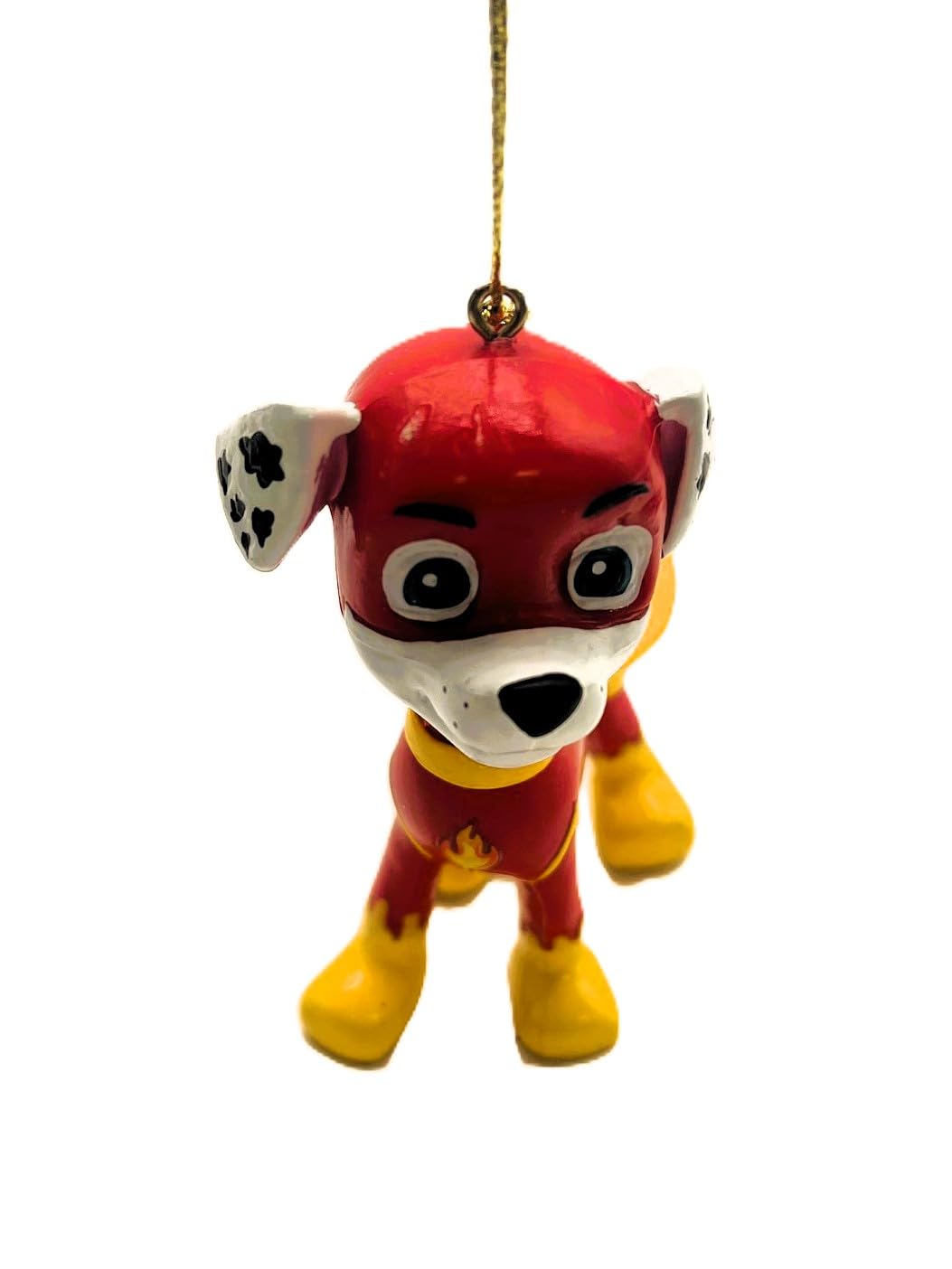 Nick Jr. Paw Patrol Super Hero Christmas Ornaments - Chase, Marshall, Rubble, and Skye (Marshall)