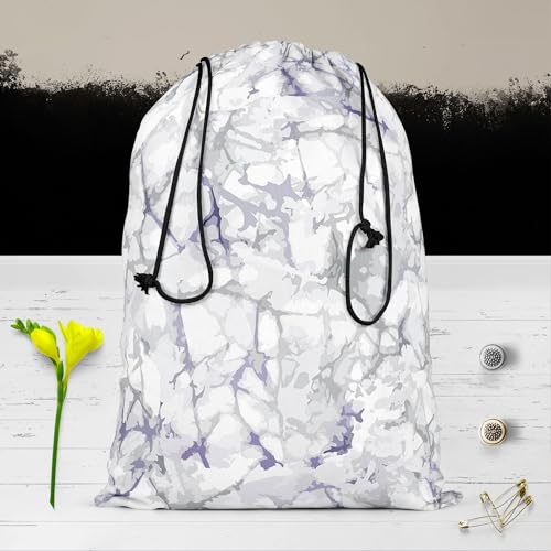 Image of ArtzFolio Bright Monochrome | Reusable Sack Bag | Bag for Gym, Storage, Vegetable & Travel