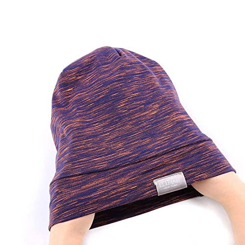 Elihair Kids Beanie Sleep Hats Bonnet For Night Sleeping Cap Silky Lined Satin Bonnet With Adjustable Elastic Band For Teens Toddler Child Natural Curly Frizzy Hair Cover(Rose Violet) #TOP6