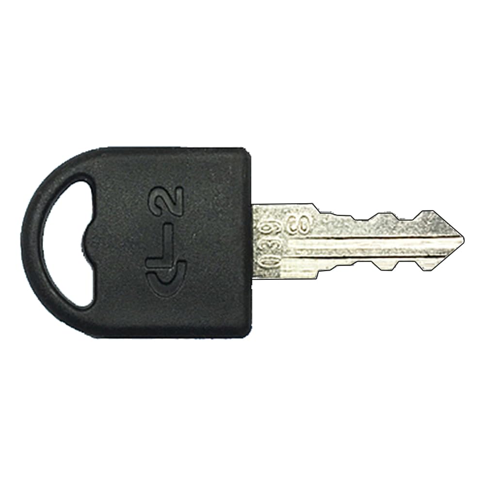 Lockdoctor.biz Silver & Black Replacement Cyberlock Cl2 Office Furniture Keys (Range Co001-Co200) | Co & Cl2 Series Key | Lockers, Storage Units, Cupboards, Tambour Units & More | Key Number Required