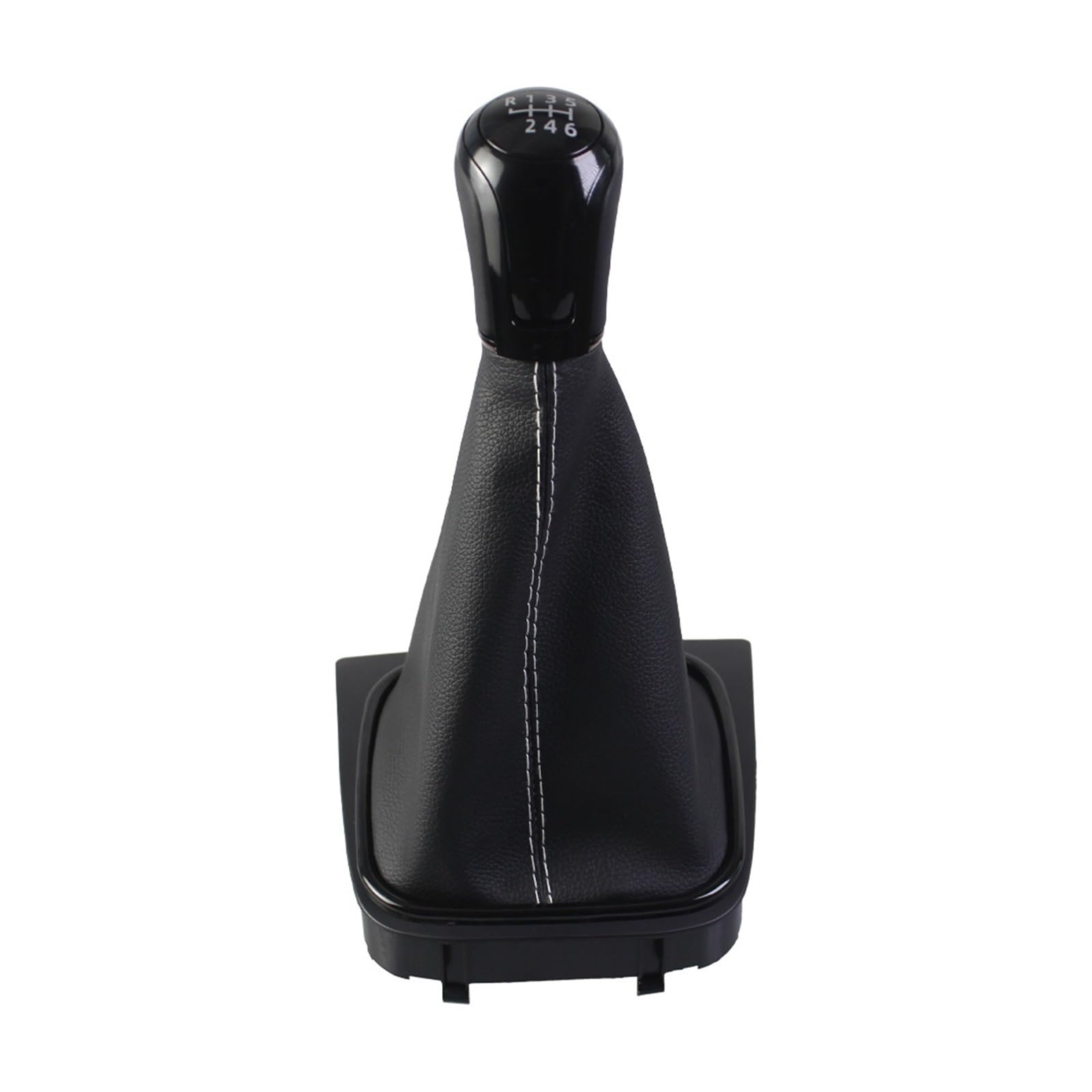 ZNCOJL Car Gear Stick Knob for VW for Rabbit for Golf 5 for Jetta MK5 2004-2010 6 Speed Car Gear Shift Knob Head Rod No Modification Required