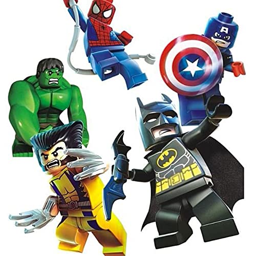 Actionfiguren Bausteine Minifigur Spielzeug,8-teiliges Mini-Set Bausteinspielzeug Kinder Erwachsene… – Bild 4