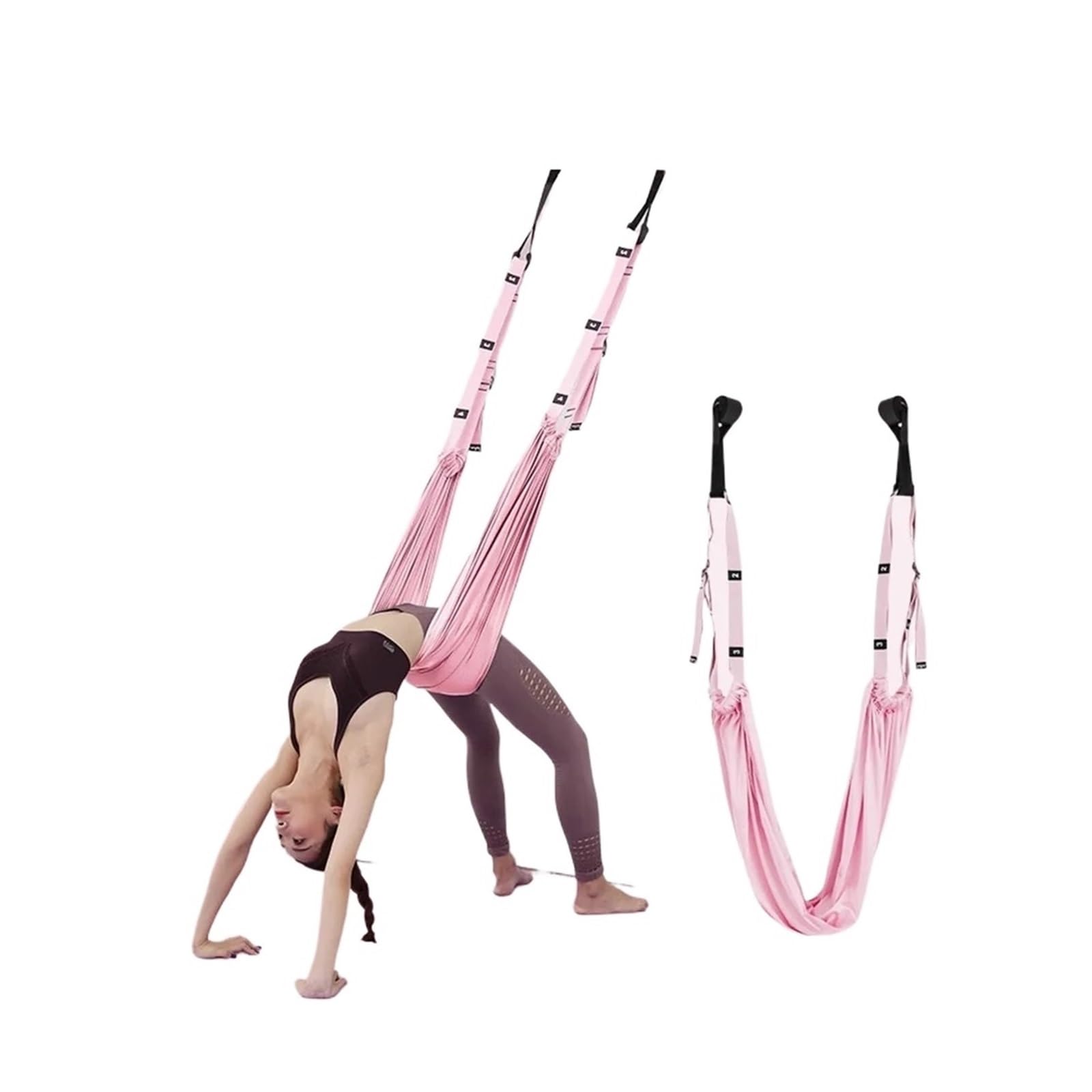 Cinghia di yoga Pull Rope Donna Amaca Stretch Trainer Femminile Palestra Cintura Amaca Altalena Stretching Inversione