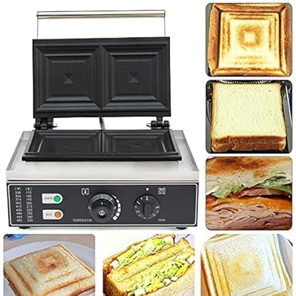 1500W Sandwichmaker 3 IN 1 Waffeleisen Sandwichtoaster,Kontaktgrill für Sandwich,Waffeln,Fleisch,Leicht zu reinigen – Bild 5